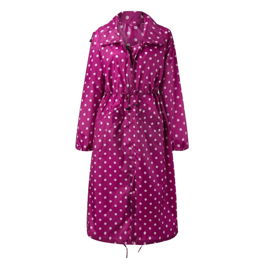 Regenjacke Taillenkordel Zeitlos Komfortabel