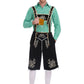 Herren Bayerische Tracht Mit Hosenträgershorts Und Hemd