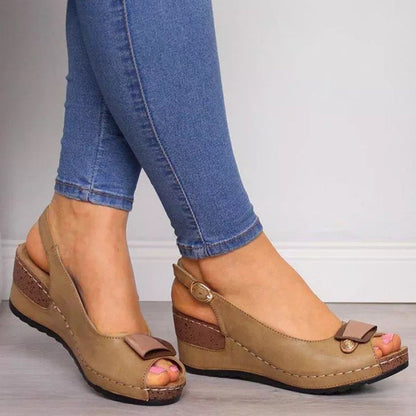 Sandaletten Orthopädisch Absatz Schmerzfrei