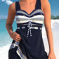 Stilvolles Bauchkontrolle-Tankini-Set