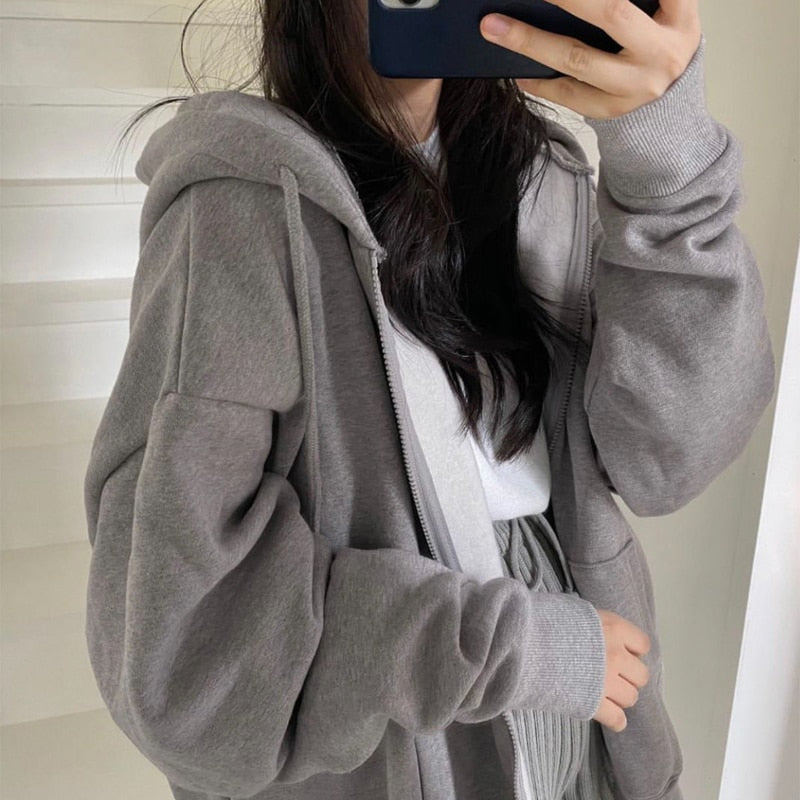 Fudus | Oversized Hoodie Jacke für Frauen
