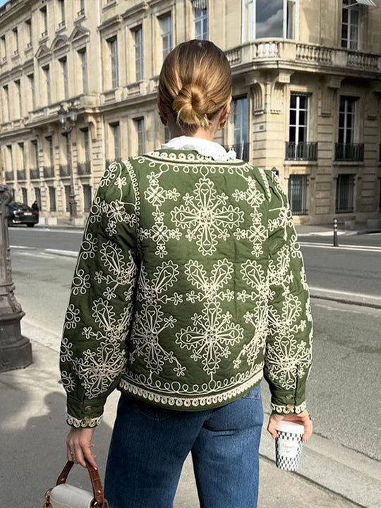 Kurzjacke Retro Boho Damen