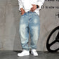Fudus | Weinlese Baggy Jeans Für Herren Im Koreanischen Stil