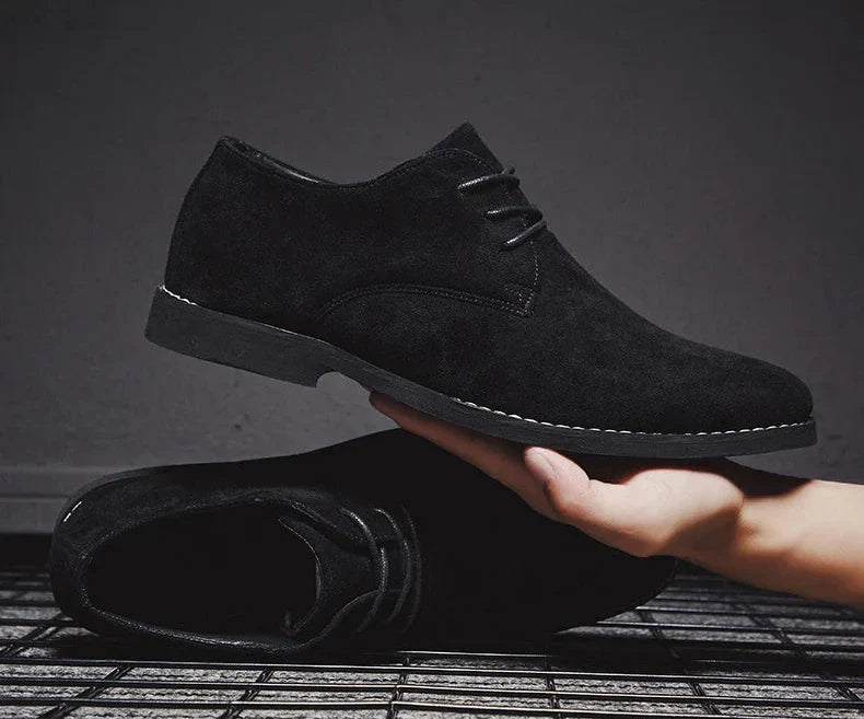 Herren Atmungsaktive Weiche Anzugschuhe Aus Kalbsleder