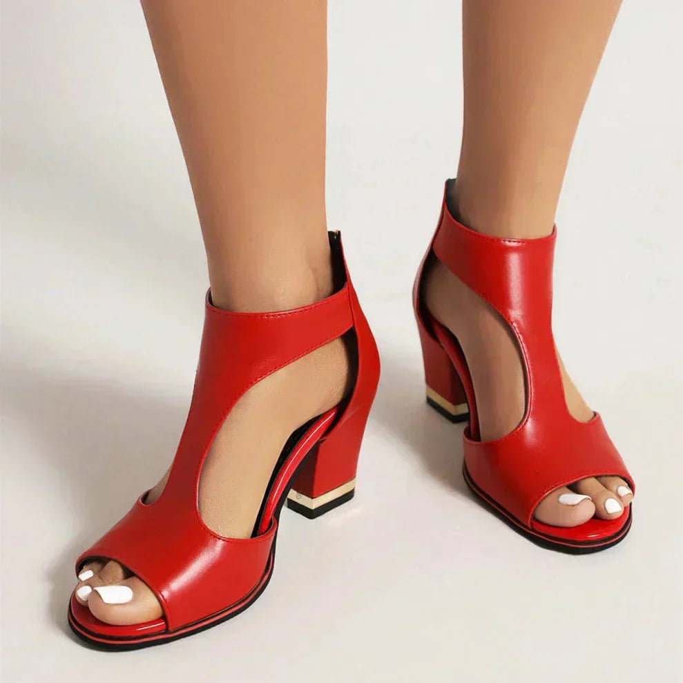 Absatzsandalen Orthopädisch Damen Elegant