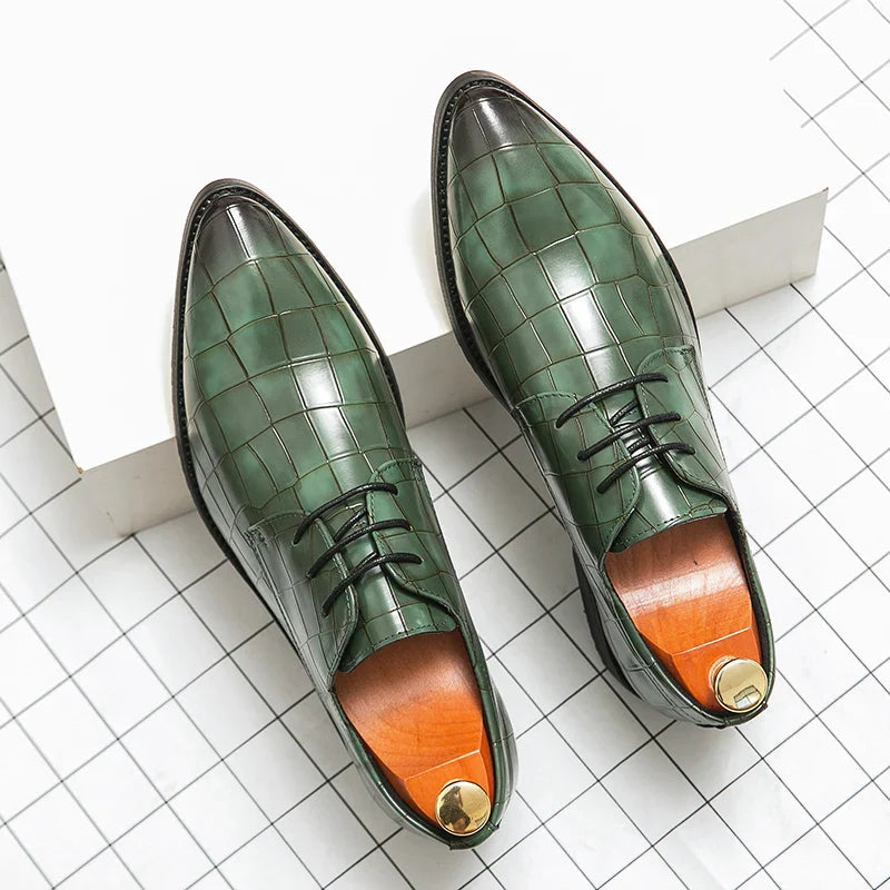 Green Oxford Business Schuhe Elegant Vielseitig Langlebig