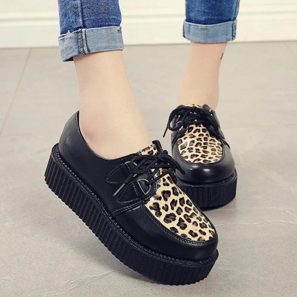 Fudus | Plattform Wildleder Schnür Creepers