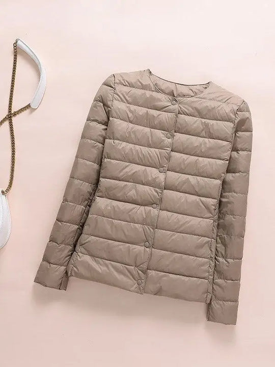 Damen Ultraleichte Daunenjacke Bequem Für Alltag