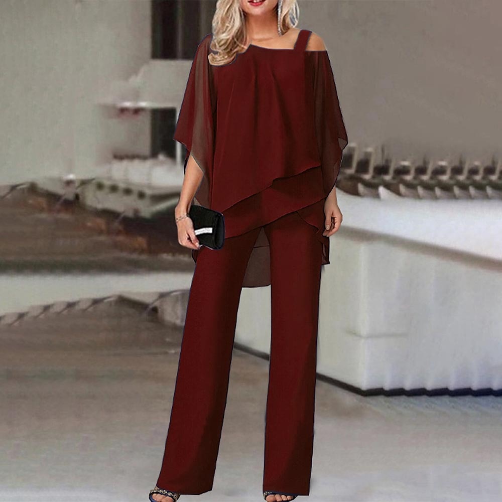 Zweiteiler Satz Elegant Cold Shoulder