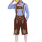 Herren Bayerische Tracht Mit Hosenträgershorts Und Hemd