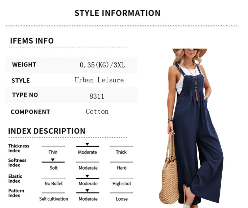 Damen Boho Lässig Jumpsuits