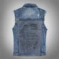 Jeansweste Herren Patches Chic