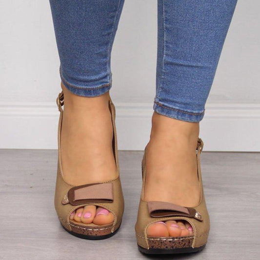 Fudus | Orthopädische Absatz Sandaletten Für Schmerzfreies Gehen