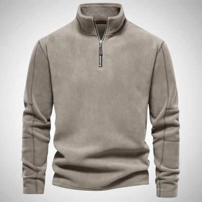 Unisex Sweatshirt Reißverschluss Ausschnitt Schmal Weich Knitterfrei