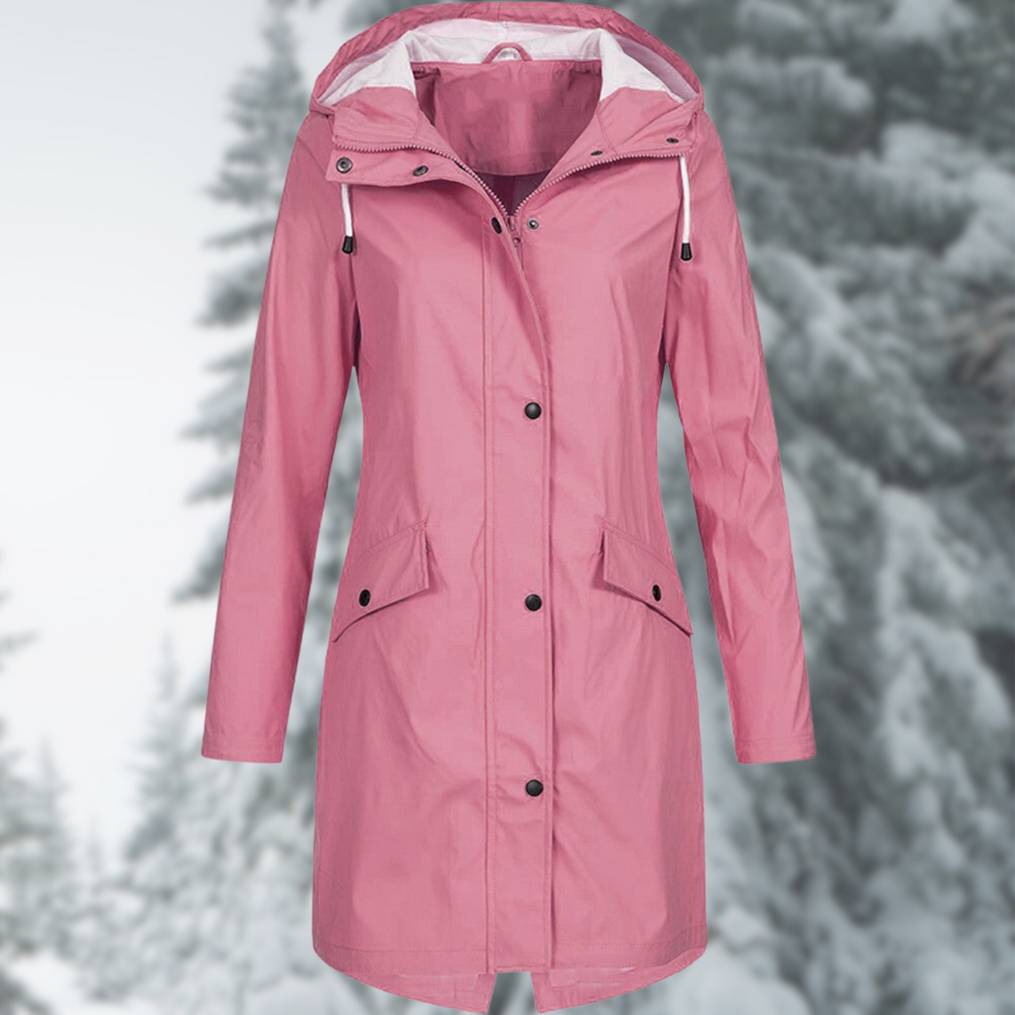 Regenmantel Länger Wasserdicht