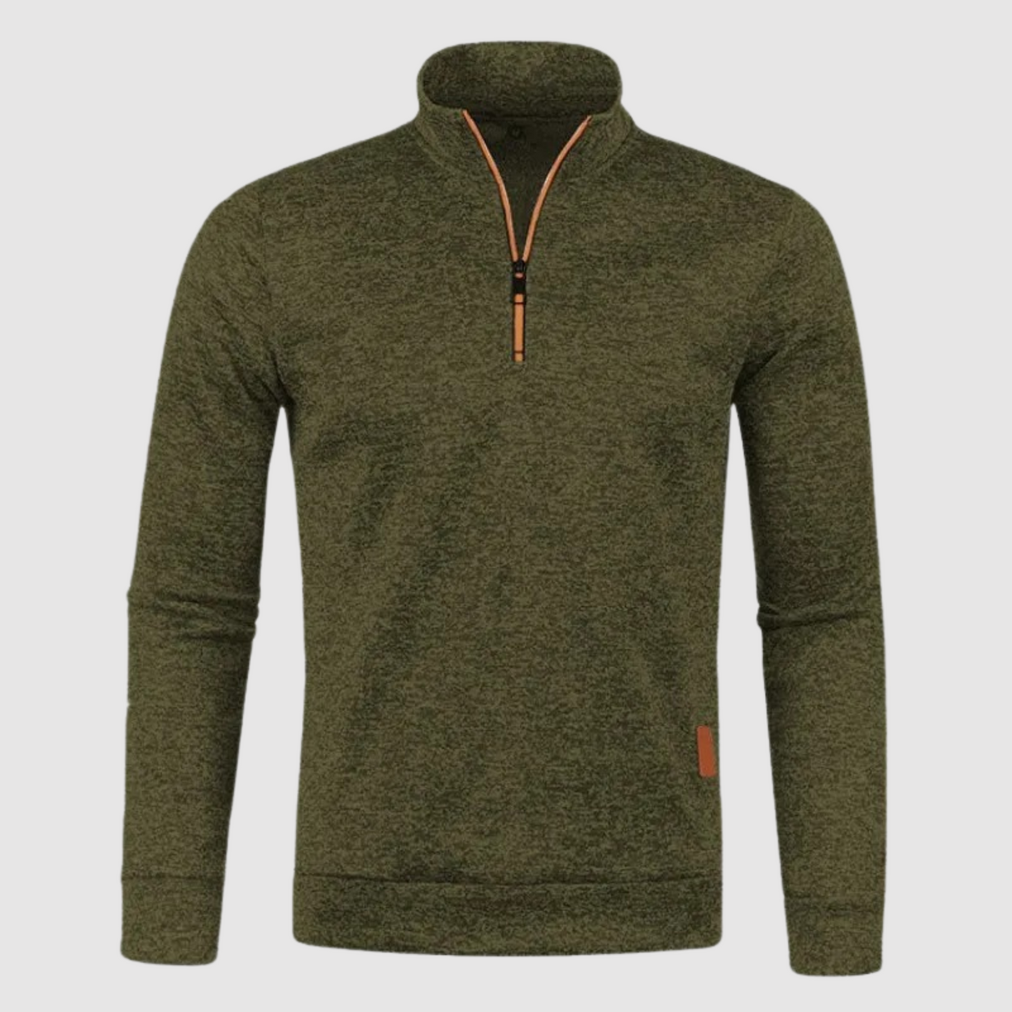 Herren Sweatshirt Mit Halbem Reißverschluss Für Alltag