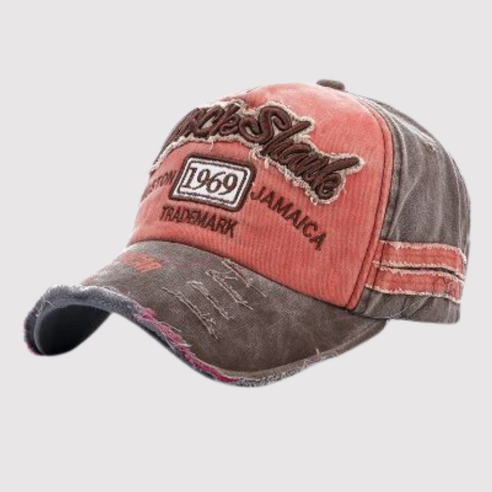 Unisex Streetwear-Mütze Aus Gewaschenem Denim