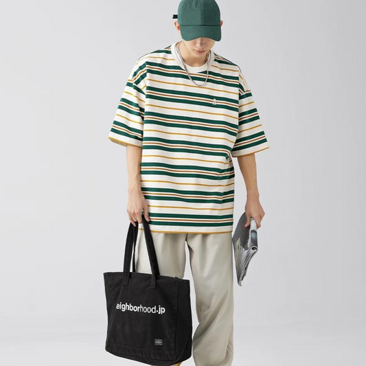 Herren Gestreiftes T-Shirt