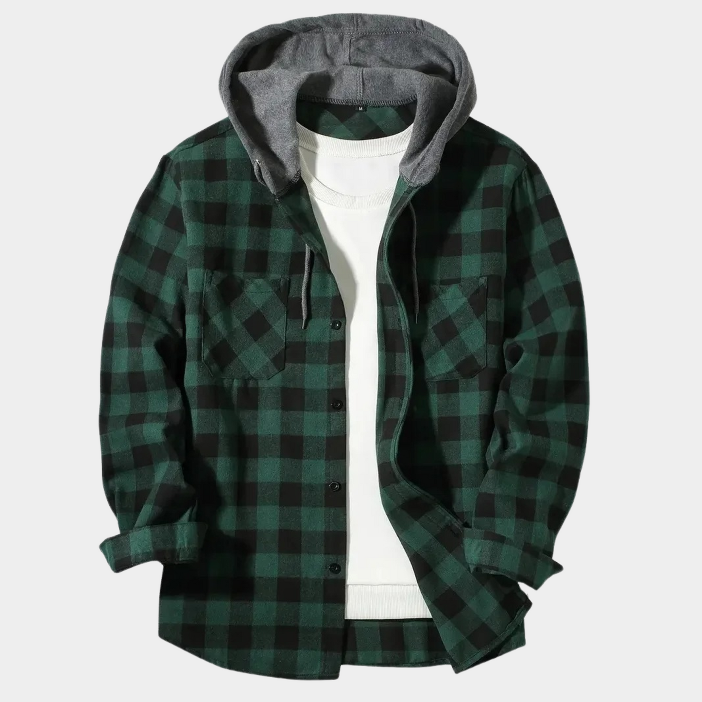 Horace - Klassische karierte Herrenjacke mit Knopfleiste