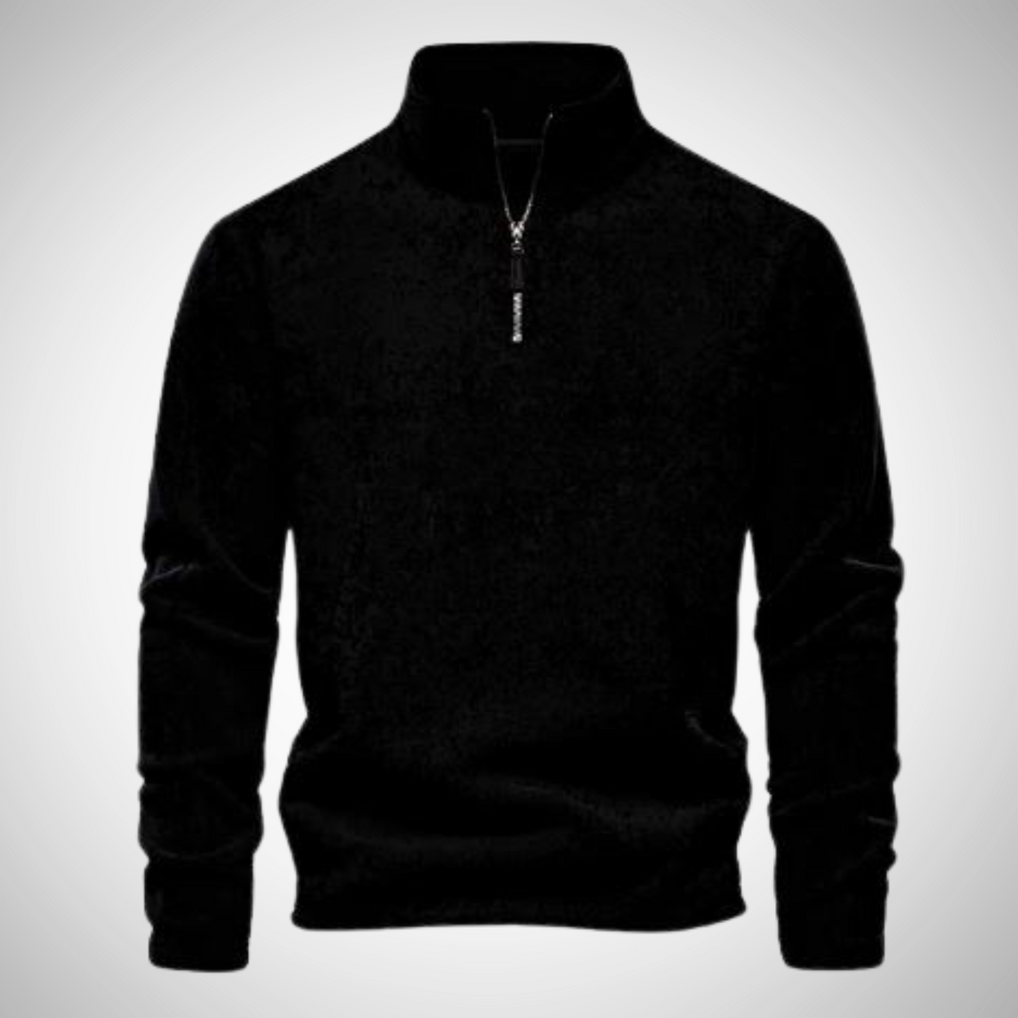 Unisex Sweatshirt Reißverschluss Ausschnitt Schmal Weich Knitterfrei