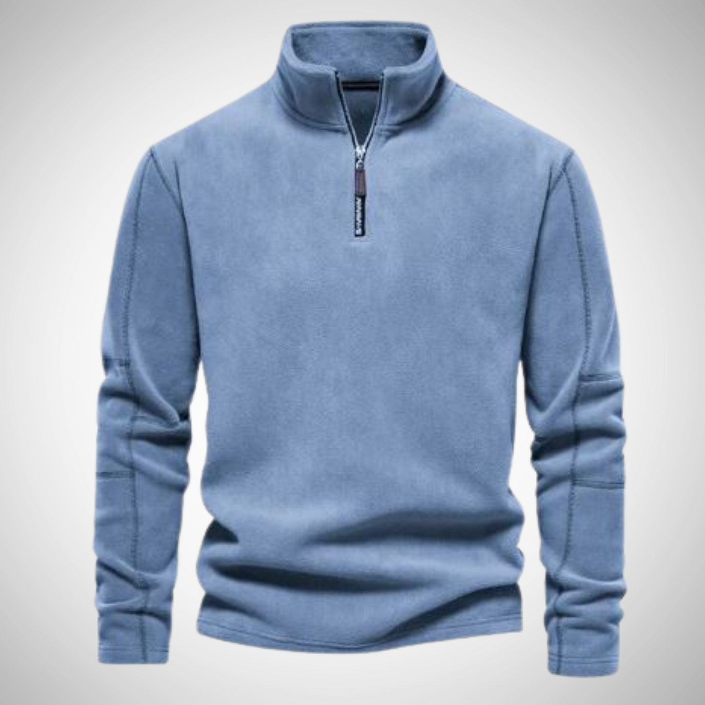 Unisex Sweatshirt Reißverschluss Ausschnitt Schmal Weich Knitterfrei