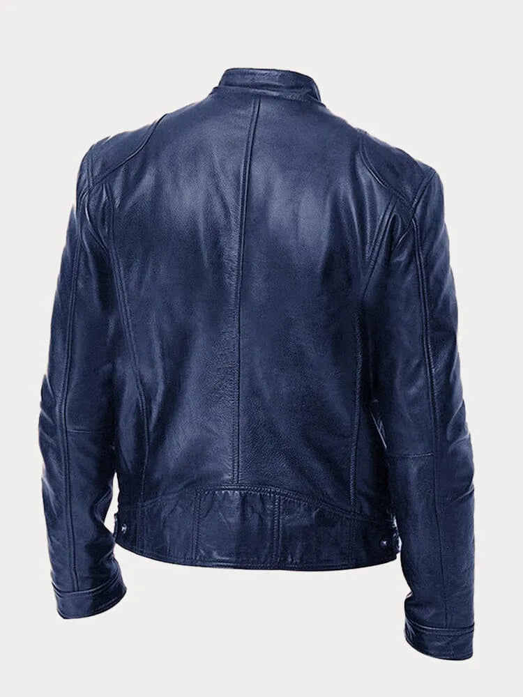 Lässige Lederjacke für Herren