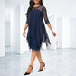 Midi Kleid Plus Size Elegant