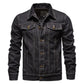 Herren Denimjacke Slim Fit Einfarbig