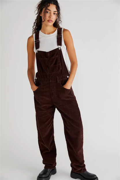Overall Corduroy Weinlese Elegant