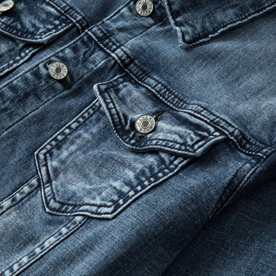 Knopf Langarm Männer Komfortabel