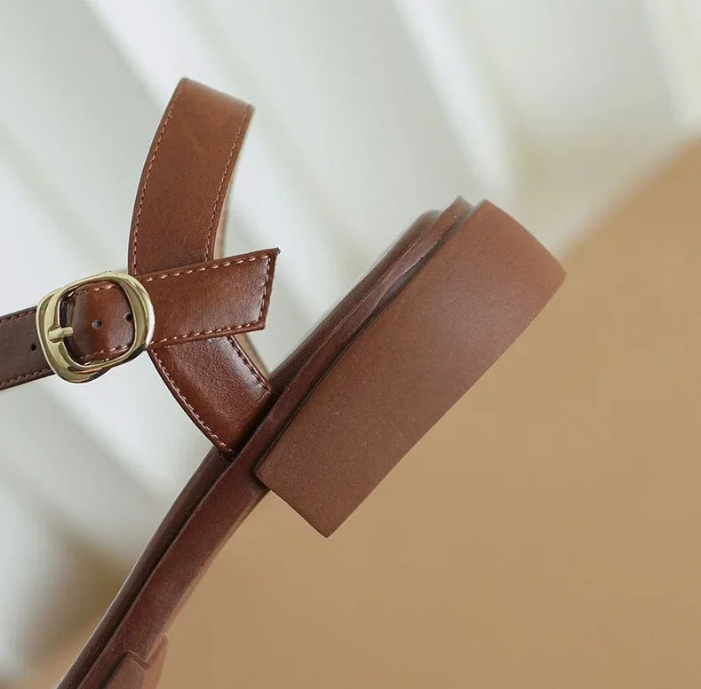 Fudus | Sandalen Mit Niedrigem Absatz