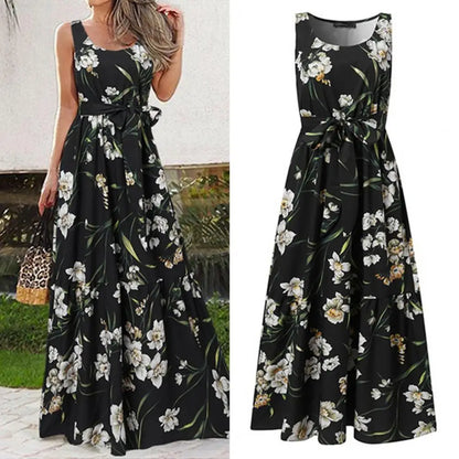 Fudus Blumen Maxikleid - Fiona