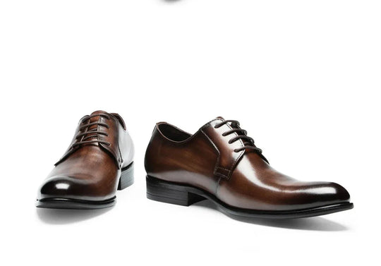 Anzugschuhe Herren Derbi Leder Italiano