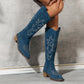 Damen Bestickte Western Cowboy Boots mit Stil
