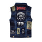Jeansweste Herren Patches Chic