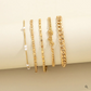 Damen 5 Teiliges Armbandset Für Stilvollen Look