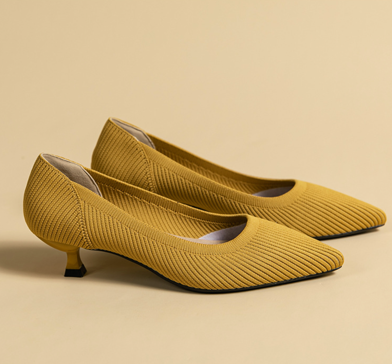 Damen Elegante Kurze Absatzschuhe