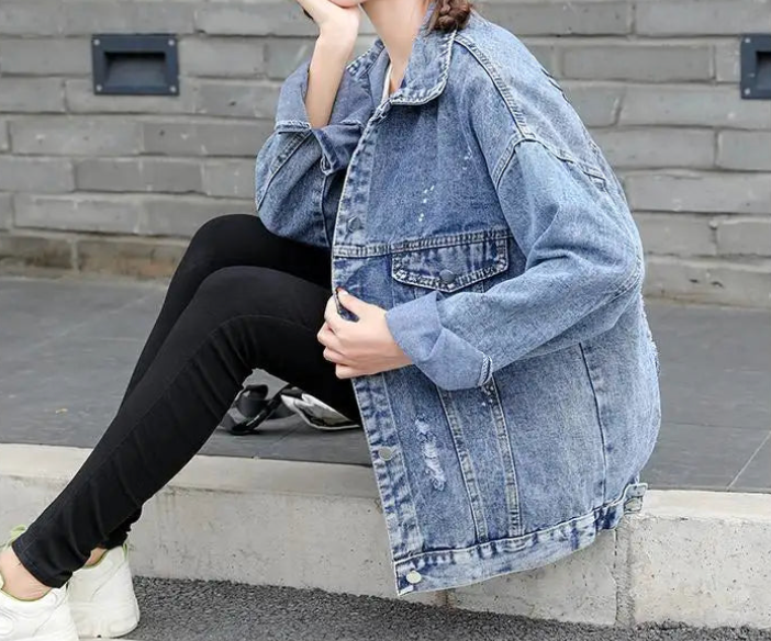 Fudus | Coole Design Jeansjacke Mouse Damen