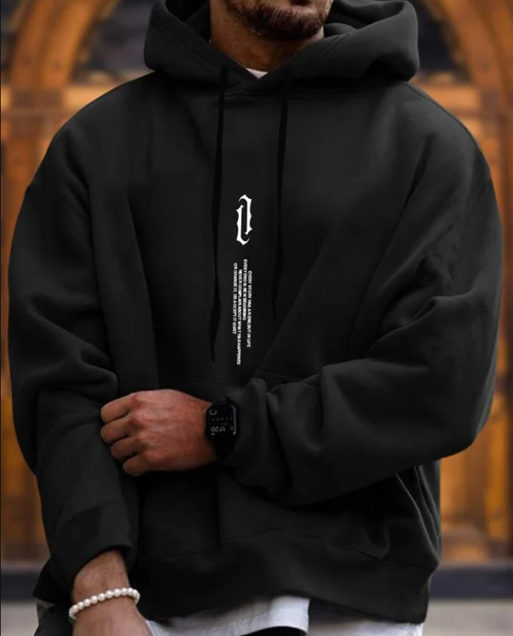 Herren Stylischer Hoodie Für Lässigen Komfort