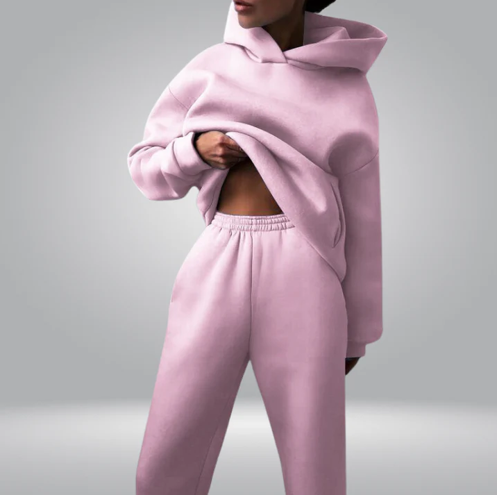 Fudus Damen Trainingsanzug - Hoodie & Jogginghose Lässig