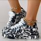 Fudus | stylische Frauen Sneakers mit Graffiti Druck