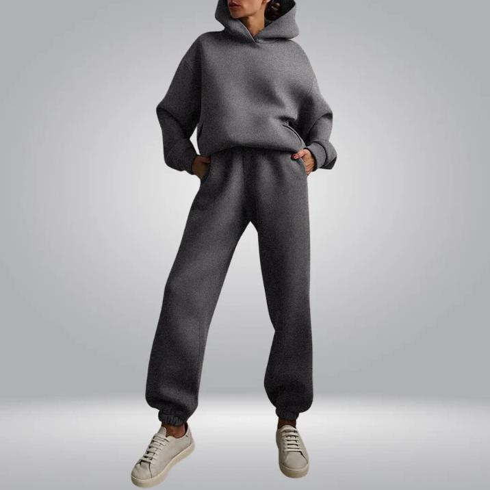 Fudus Damen Trainingsanzug - Hoodie & Jogginghose Lässig