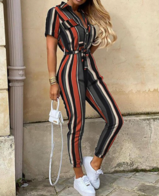 Jumpsuit Retro Stilvoll Ultimativer Tragekomfort