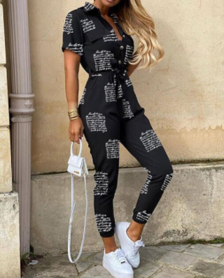 Jumpsuit Retro Stilvoll Ultimativer Tragekomfort