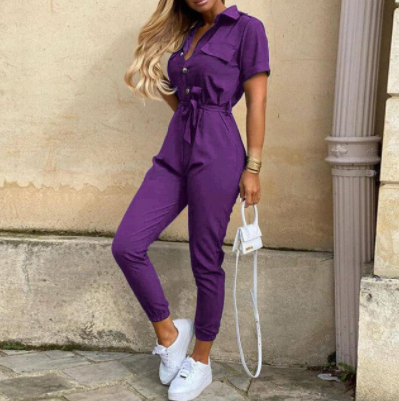 Jumpsuit Retro Stilvoll Ultimativer Tragekomfort