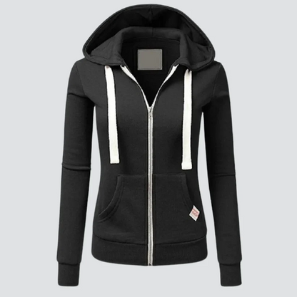 Damen Wollzugkordel Zip Hoodie Für Komfort Und Stil