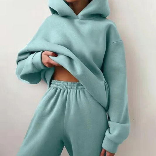 Fudus Damen Trainingsanzug - Hoodie & Jogginghose Lässig