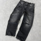 Fudus Herren Jeans - Gewaschen Retro Amerikanischer Stil
