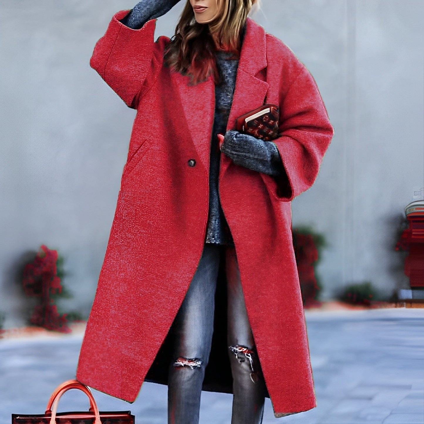 Mantel Klassisch Bequem Design