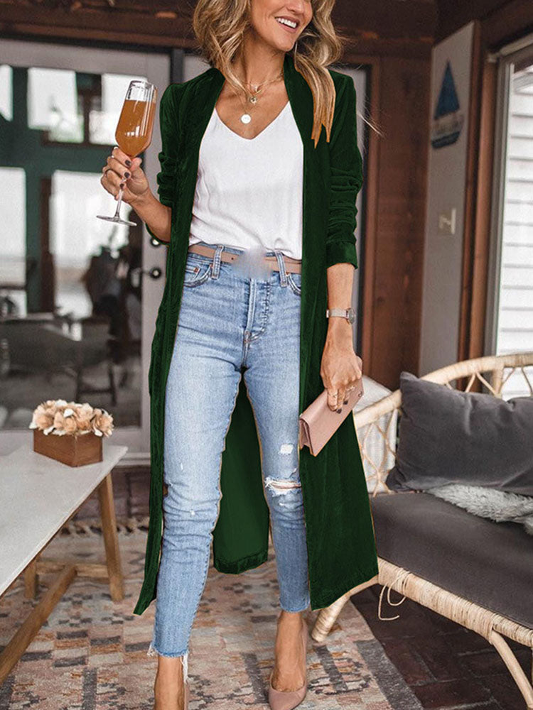 Karena - Kimono-Mantel aus Samt